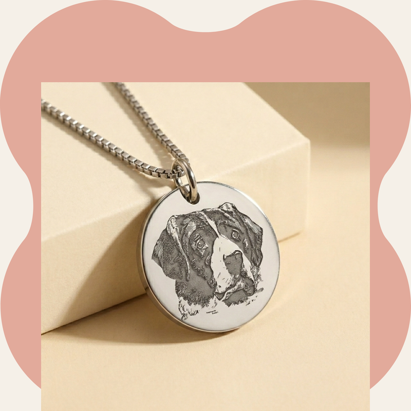 Engraved on your necklace